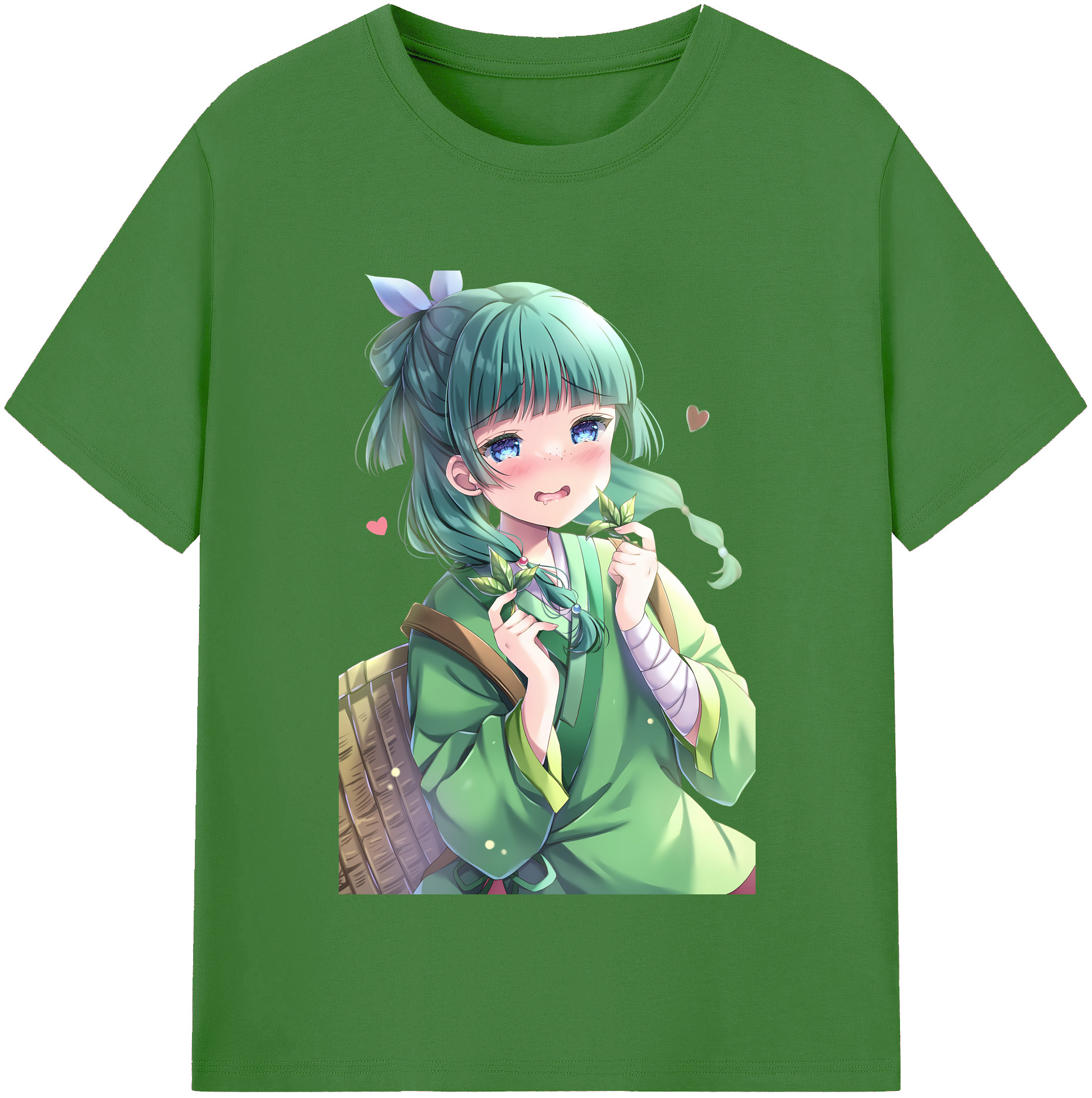 （画像用） 薬屋のひとりごと The Apothecary Diaries レディースカジュアルプリントTシャツ（綿100％）